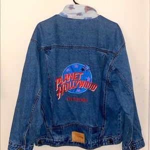 Authentic Planet Hollywood Orlando Denim Jacket!